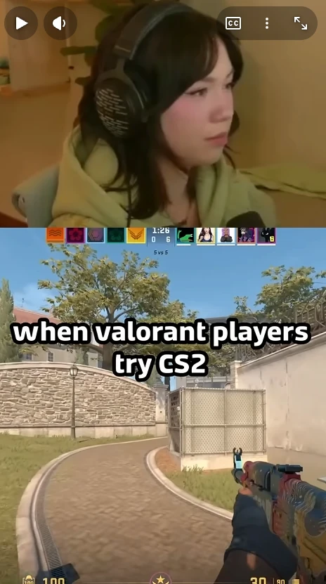 Short form clip example: crossover meme